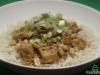 Scharfer Erdnuss-Sesam-Tofu