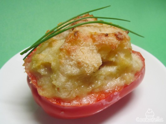 Gefüllte Paprika mit Käse überbacken | Cookarella – Rezepte, kreatives ...