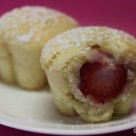 Erdbeer-Käsekuchen-Muffins
